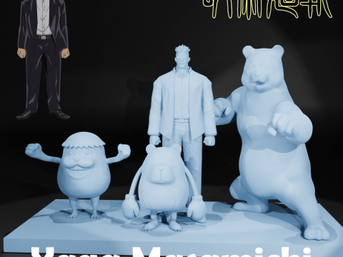 YAGA MASAMICHI - JUJUTSU KAISEN - 3D PRINT 3D Принт Модель