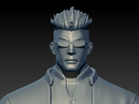 YAGA MASAMICHI - JUJUTSU KAISEN - 3D PRINT 3D Принт Модель