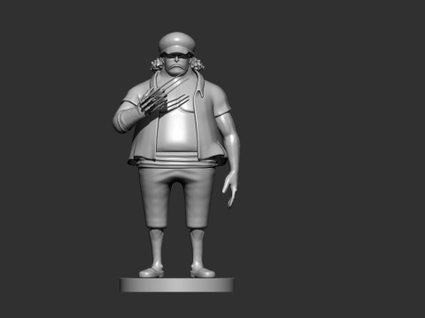 Marshall D Teach young - ONE PIECE - 3D PRINT 3D 打印模型