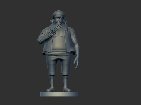 Marshall D Teach young - ONE PIECE - 3D PRINT 3D 打印模型