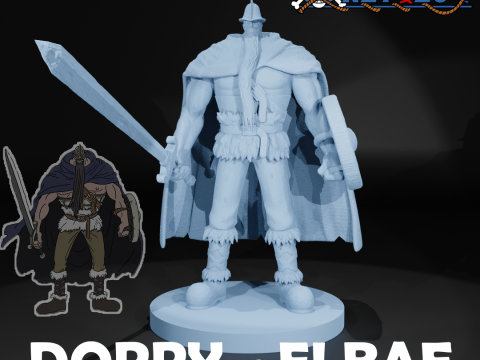 Dorry - ELBAF - ONE PIECE - 3D PRINT 3D 打印模型