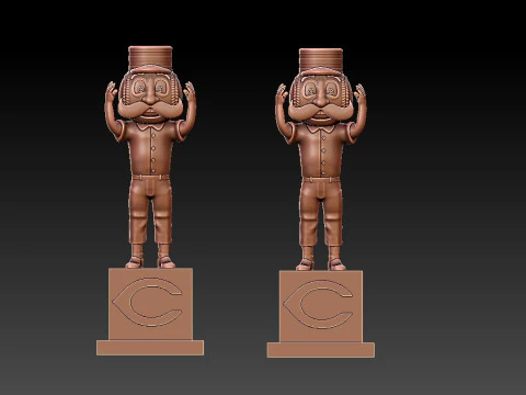 MLB - Mr Redlegs - Cincinnati Reds - 3d Print 3D Print Model