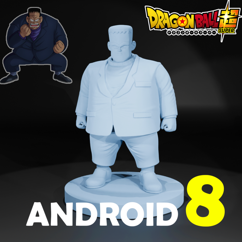 Android 8 - DRAGON BALL - 3D PRINT 3D-Druckmodell .c4d .max .obj .3ds .fbx .stl .blend 