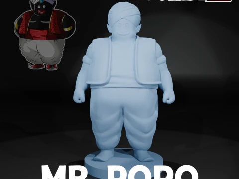 MR POPO - BOLA NAGA - CETAK 3D Model Cetak 3D