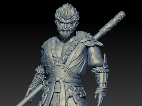 Black Myth Wukong - CHINA GAME - 3D Print 3D Принт Модель