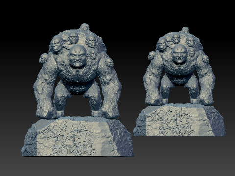 Black Myth Wukong boss - Chinese game - 3d Print Model do druku 3D