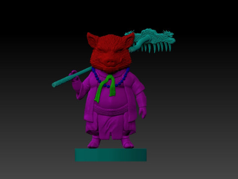 Black Myth Wukong - Zhu Bajie Boss - CHINESE GAME Modelo de Impressão 3D