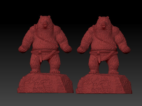 Black Myth Wukong - Black Bear Guai boss - 3d Print Modello di stampa 3D