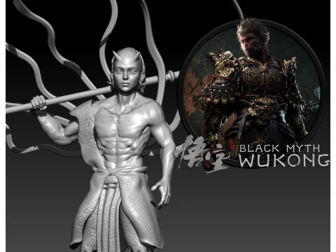 RAGAZZO ROSSO - MITO NERO WUKONG - STAMPA 3D Modello di stampa 3D