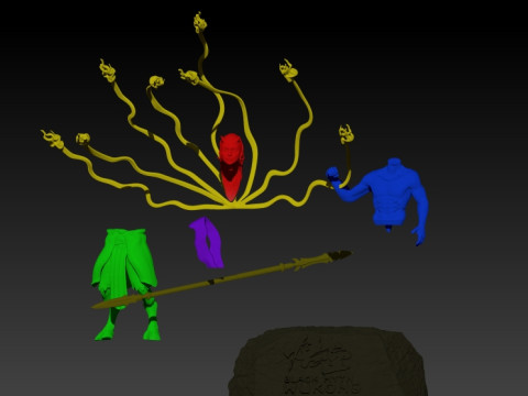 RED BOY -BLACK MYTH WUKONG - 3D PRINT 3D Print Model