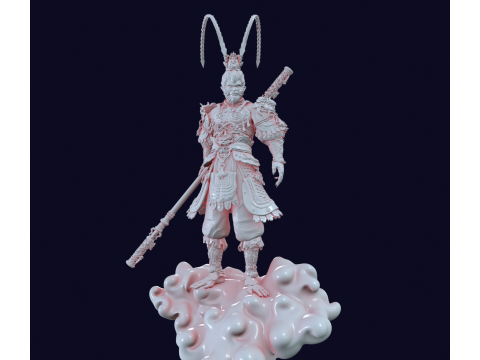 BLACK MYTH WUKONG - SUNWUKONG - 3D MODEL 3Dプリントモデル