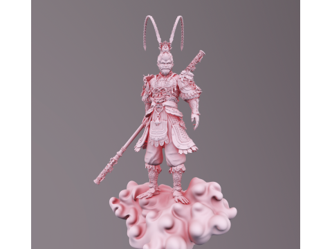 BLACK MYTH WUKONG - SUNWUKONG - 3D MODEL 3D Baskı Modeli