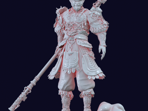 BLACK MYTH WUKONG - SUNWUKONG - 3D MODEL 3D Baskı Modeli