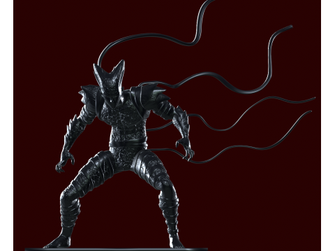 GAROU - one punch man - 3d Print 3Dプリントモデル