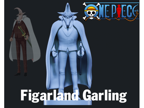 Figarland Garling - Five elder - ONE PIECE - 3D PRINT 3D 打印模型