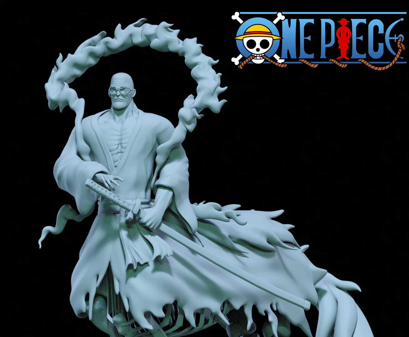 Nusjuro 2 - FIVE ELDERS - ONE PIECE - SPLIT PART 3D Print Model .c4d .max .obj .3ds .fbx .stl .blend 