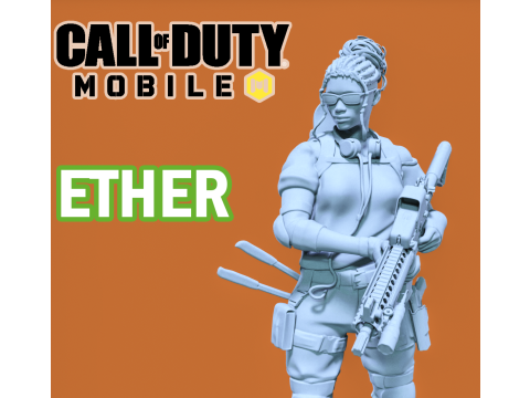 CALL OF DUTY - ETHER soldier - 3d Print Modelo de impresión 3D