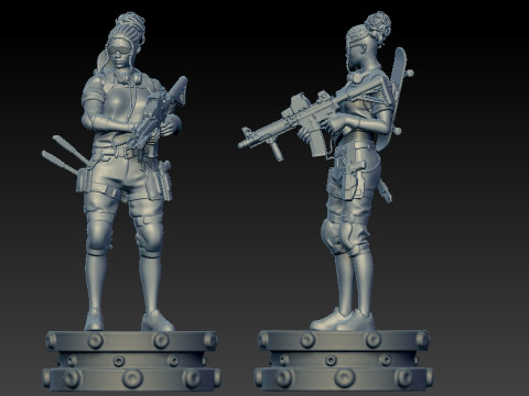 CALL OF DUTY - ETHER soldier - 3d Print 3D 打印模型