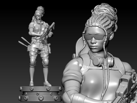 CALL OF DUTY - ETHER soldier - 3d Print 3D 打印模型