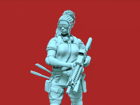 CALL OF DUTY - ETHER soldier - 3d Print 3D 打印模型