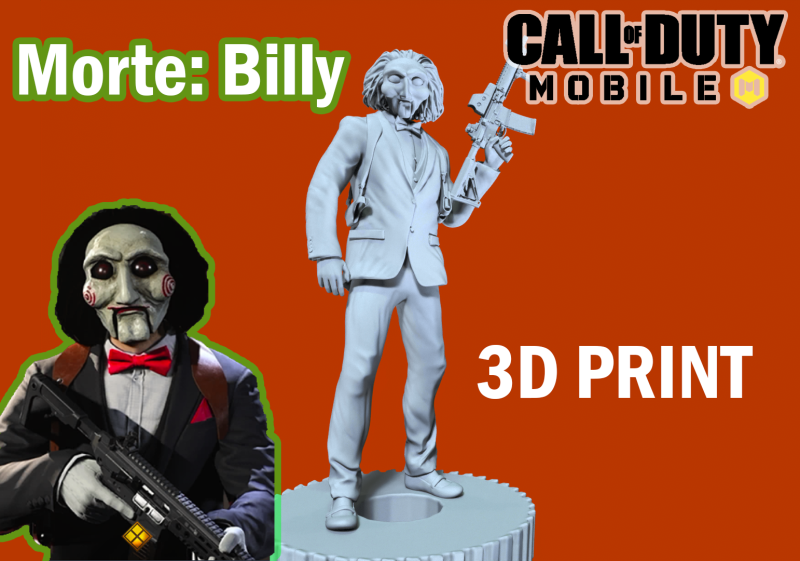 CALL OF DUTY - Morte Billy soldier skin - 3d Print 3D-Druckmodell .c4d .max .obj .3ds .fbx .stl .blend 