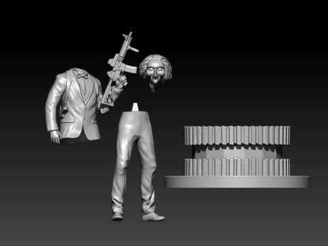 CALL OF DUTY - Morte Billy soldier skin - 3d Print 3D-Druckmodell