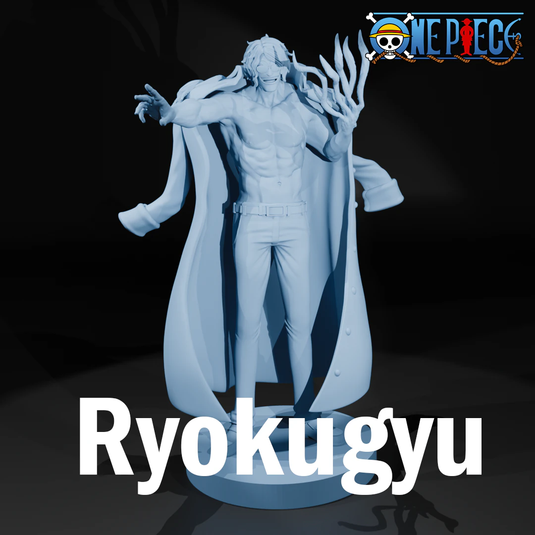 Ryokugyu Admiral- ONE PIECE - 3D PRINT - SPLIT PART 3D Print Model .c4d .max .obj .3ds .fbx .stl .blend 