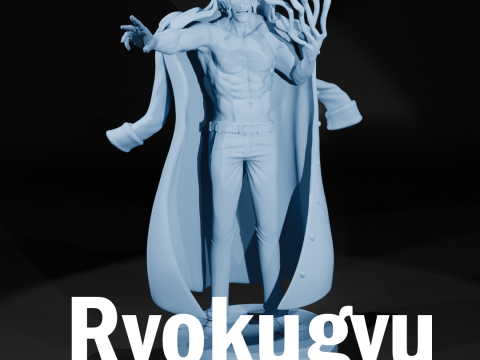 Ryokugyu Admiral- ONE PIECE - 3D PRINT - SPLIT PART 3D Принт Модель