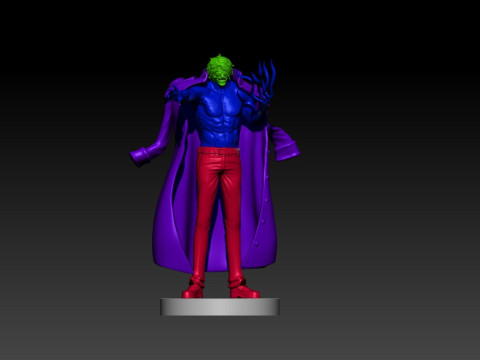 Ryokugyu Admiral- ONE PIECE - 3D PRINT - SPLIT PART Model Cetak 3D
