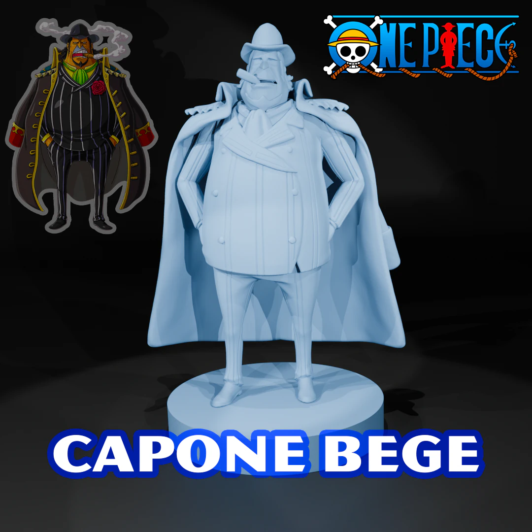 Capone Bege - SuperNova - One piece - split part 3D Print Model .c4d .max .obj .3ds .fbx .stl .blend