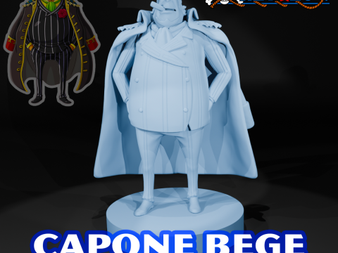 Capone Bege - SuperNova - One piece - split part 3D Принт Модель