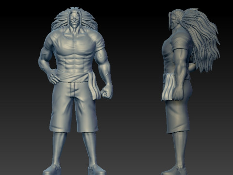 Scopper Gaban - Roger Pirates team - ONE PIECE Modello di stampa 3D