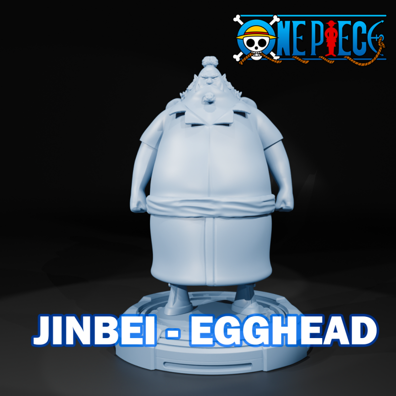 JINBEI FANART - EGGHEAD - ONE PIECE 3D प्रिंट मॉडल .c4d .max .obj .3ds .fbx .stl .blend