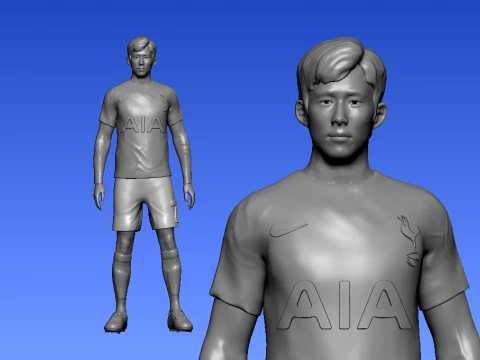 Son heung min - PLAYER FOOTBALL - 3D PRINT 3D Print Model