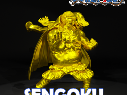 SENGOKU Buddha Fan art - ONE PIECE - 3D PRINT 3D 打印模型