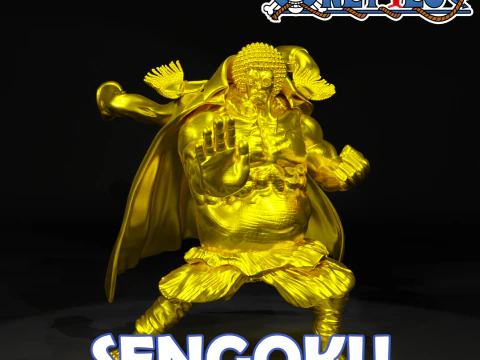 SENGOKU Buda Fan sanatı - TEK PAR&Ccedil;A - 3D BASKI 3D Baskı Modeli