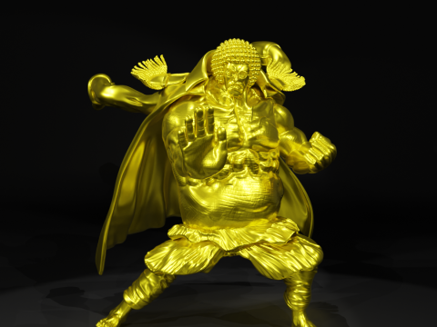 SENGOKU Buddha Fan art - ONE PIECE - 3D PRINT 3Dプリントモデル