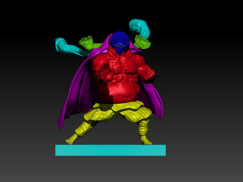 SENGOKU Buddha Fan art - ONE PIECE - 3D PRINT 3Dプリントモデル