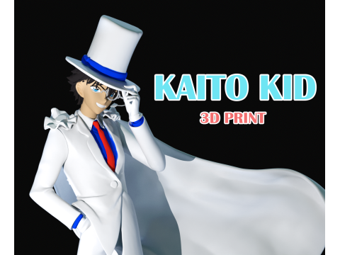 KAITO KID - MAGIC KAITO - 3D PRINT 3Dプリントモデル