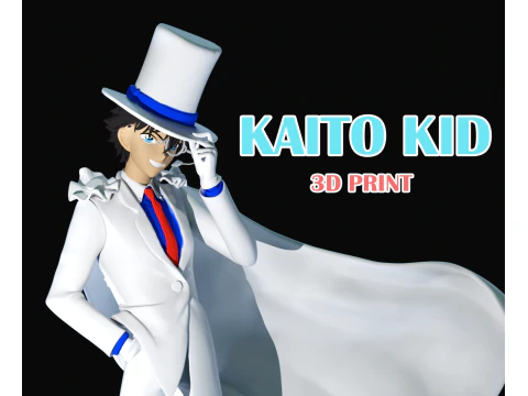 KAITO KID - M&Aacute;GICA KAITO - IMPRESS&Atilde;O 3D Modelo de Impressão 3D