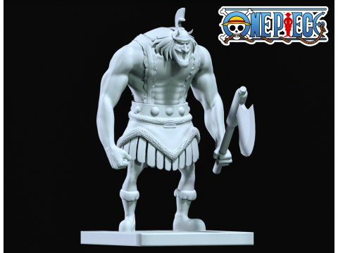 Kashii fan art - ELBAF - ONE PIECE - 3d print 3D Принт Модель