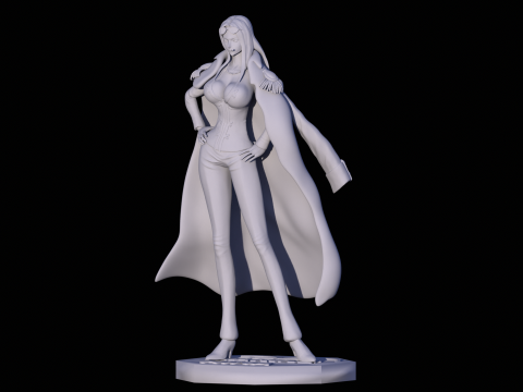 Hina - Marine Rear Admiral - ONE PIECE - 3D PRINT 3Dプリントモデル