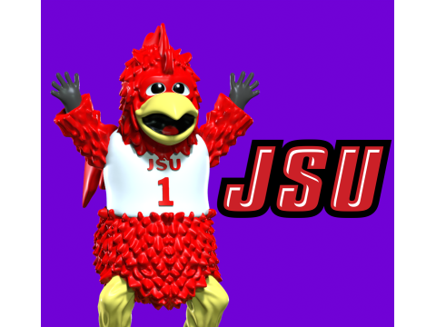 NCAA - Cocky - Jacksonville State University - 3d print 3D Принт Модель