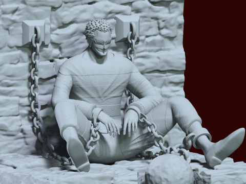 DOFLAMINGO - IMPER DOWN - ONE PIECE - 3D PRINT Modelo de Impressão 3D