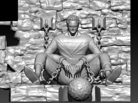 DOFLAMINGO - IMPER DOWN - ONE PIECE - 3D PRINT 3D Print Model