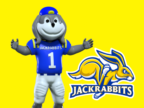 NCAA - South Dakota State Jackrabbits mascot - 3d print 3Dプリントモデル