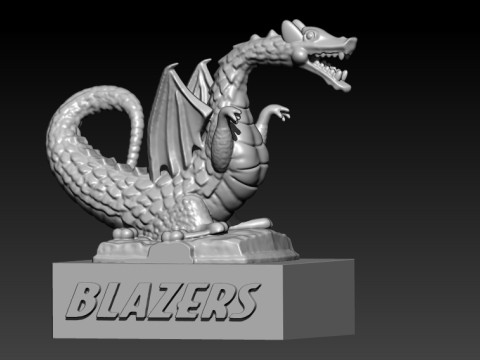NCAA - Blaze - University of Alabama at Birmingham mascot - 3d print 3D Print Model
