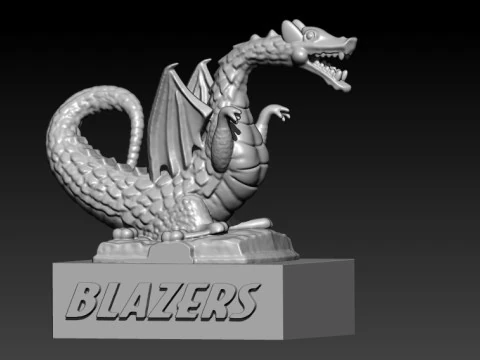 NCAA - Blaze - maskotka Uniwersytetu Alabama w Birmingham - druk 3D Model do druku 3D