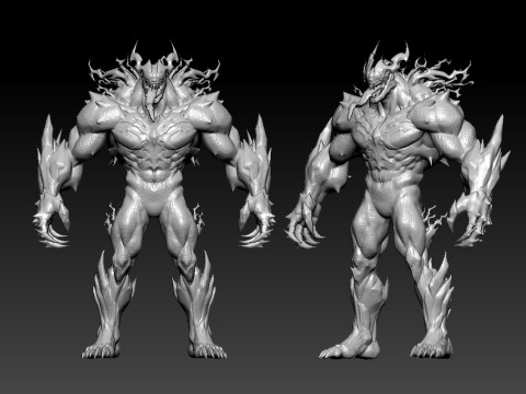 Marvel Rivals - Venom Snow Symbiote version - 3d print Modèles 3D en vedette