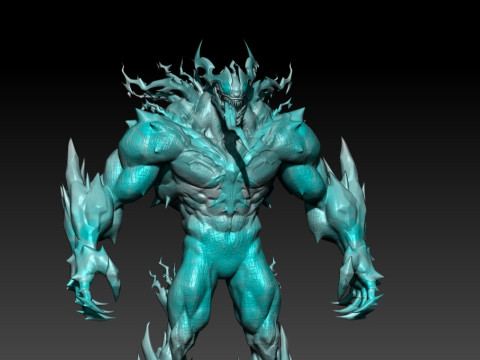 Marvel Rivals - Venom Snow Symbiote version - 3d print Modèles 3D en vedette